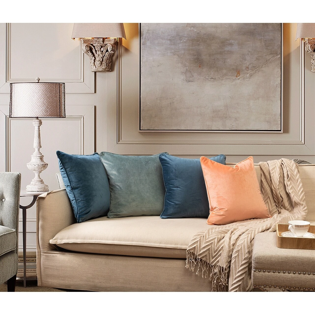 Top 10 ???? Gracewood Hollow Osmanagic Velvet Pillow Covers (Set Of 2) Blush ???? 13 Top 10 ???? Gracewood Hollow Osmanagic Velvet Pillow Covers (Set Of 2) Blush ???? - Image 11