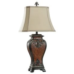 Brand new ???? Gracewood Hollow Paolini Traditional Dundee Finish Table Lamp ????