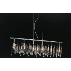 Deals ???? Gracewood Hollow Philombe 6-light Linear Crystal Chandelier ????