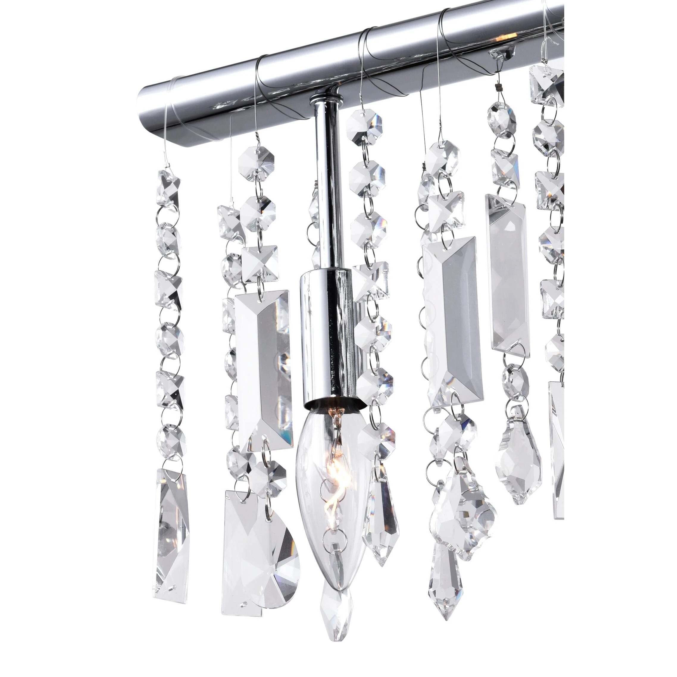 New ???? Gracewood Hollow Philombe 7-light Crystal Chandelier With Chrome Finish ???? 7 New ???? Gracewood Hollow Philombe 7-light Crystal Chandelier With Chrome Finish ???? - Image 5