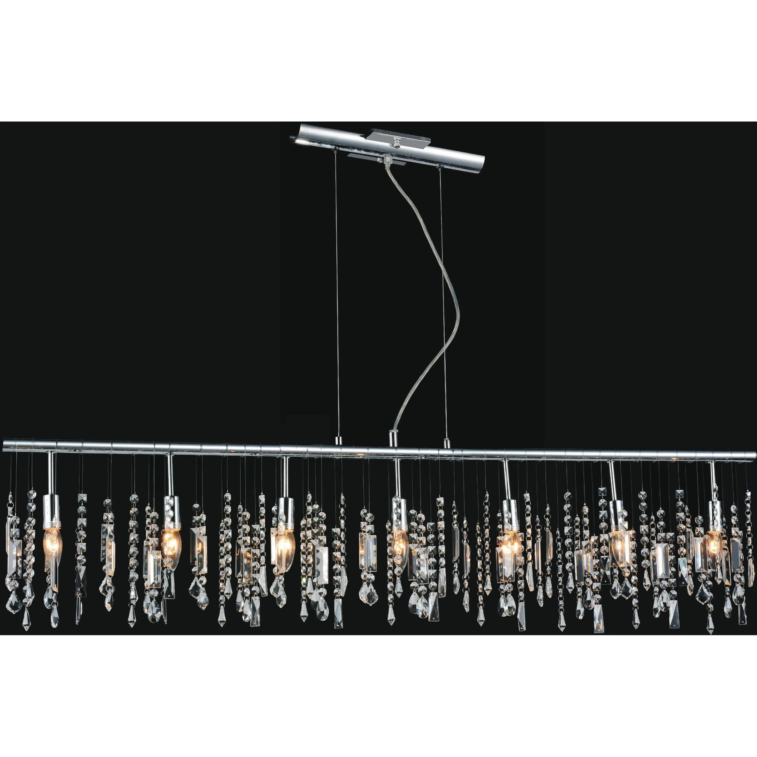 New ???? Gracewood Hollow Philombe 7-light Crystal Chandelier With Chrome Finish ???? 3 New ???? Gracewood Hollow Philombe 7-light Crystal Chandelier With Chrome Finish ????