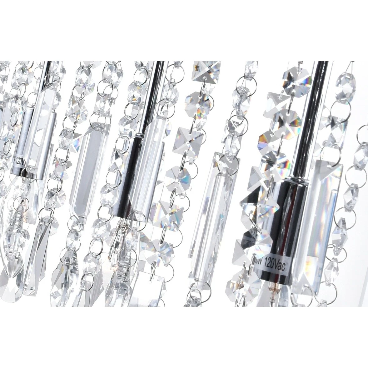 New ???? Gracewood Hollow Philombe 7-light Crystal Chandelier With Chrome Finish ???? 6 New ???? Gracewood Hollow Philombe 7-light Crystal Chandelier With Chrome Finish ???? - Image 4