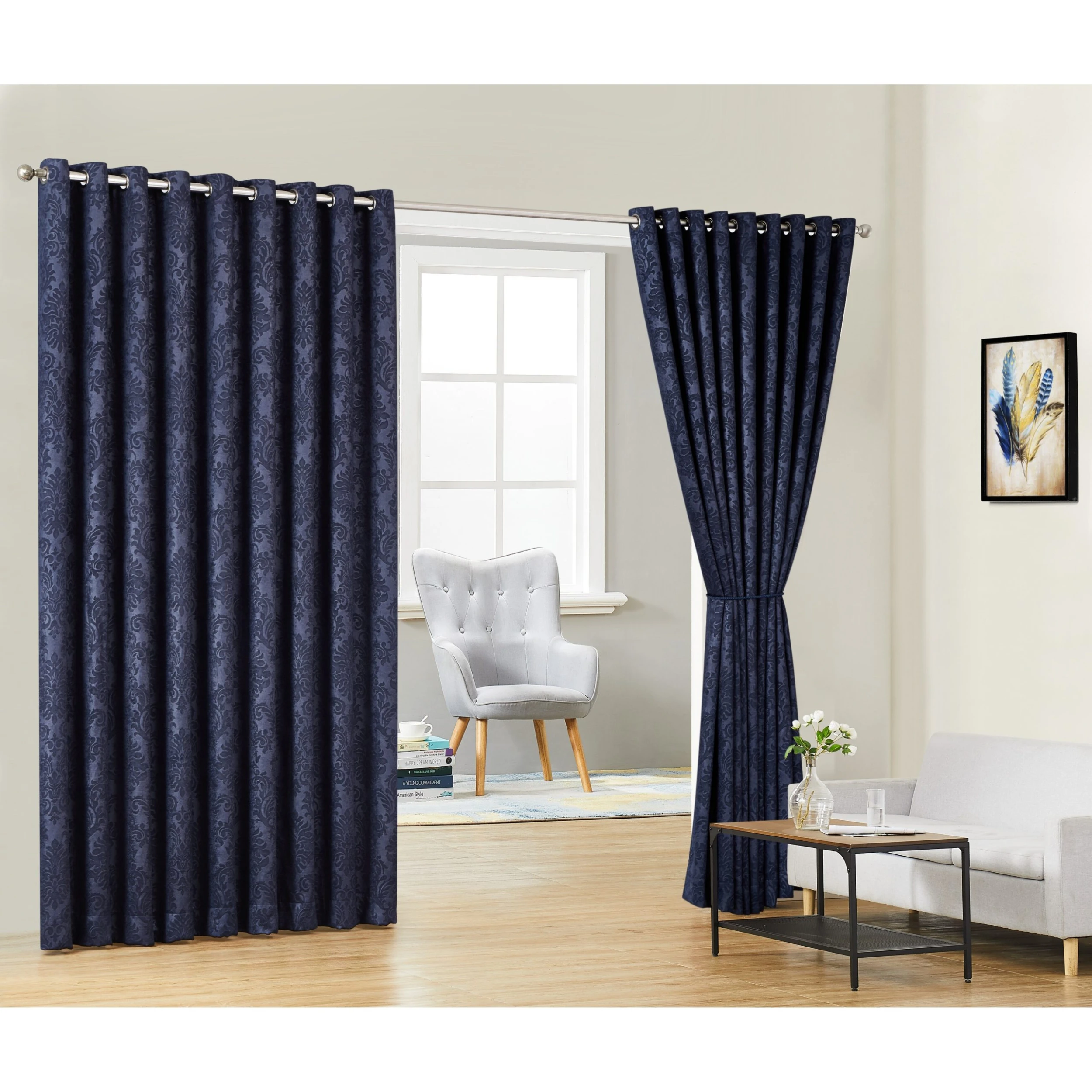 Hot Sale ???? Gracewood Hollow Plakalo Embossed Thermal-weaved Blackout Grommet Drapery Curtains Light Grey ???? 17 Hot Sale ???? Gracewood Hollow Plakalo Embossed Thermal-weaved Blackout Grommet Drapery Curtains Light Grey ???? - Image 15