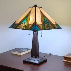 Discount ???? Gracewood Hollow Porochista 22-inch Tiffany-style Mission Table Lamp ????