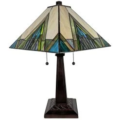 Discount ???? Gracewood Hollow Porochista 22-inch Tiffany-style Mission Table Lamp ???? -Gracewood Hollow shop Gracewood Hollow Porochista 22 inch Tiffany style Mission Table Lamp 5