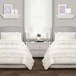 Wholesale ⌛ Gracewood Hollow Quist Ruffle Comforter Set White ✨ 18 Wholesale ⌛ Gracewood Hollow Quist Ruffle Comforter Set White ✨ -Gracewood Hollow shop Gracewood Hollow Quist Ruffle 4 piece Comforter Set 0a905b72 247e 4499 9b3d bc781bf8de02