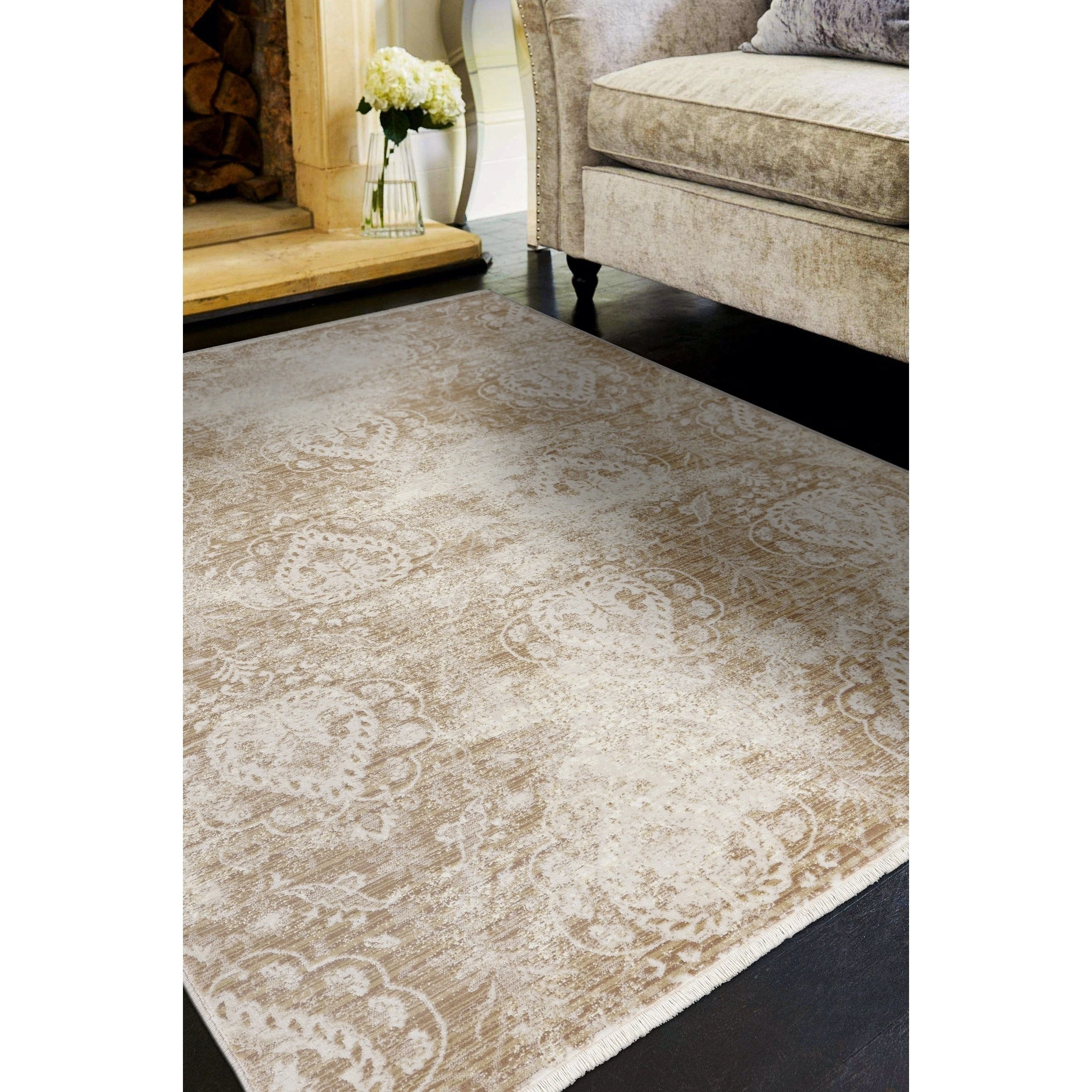 Deals ???? Gracewood Hollow Renza Distressed Ivy Trellis Rug Sand/grey ✔️ 4 Deals ???? Gracewood Hollow Renza Distressed Ivy Trellis Rug Sand/grey ✔️ - Image 2