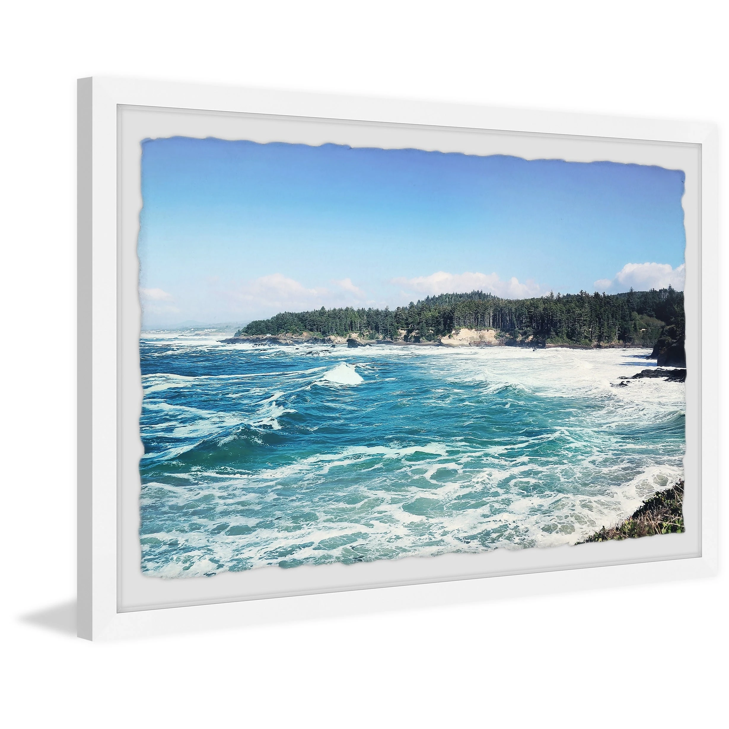 Buy ???? Gracewood Hollow Rough Seas And Waves Framed Painting Print ???? 3 Buy ???? Gracewood Hollow Rough Seas And Waves Framed Painting Print ???? - Image 2