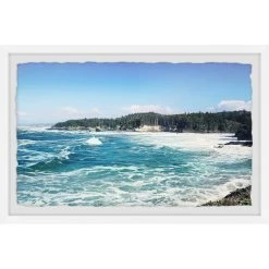 Buy ???? Gracewood Hollow Rough Seas And Waves Framed Painting Print ????