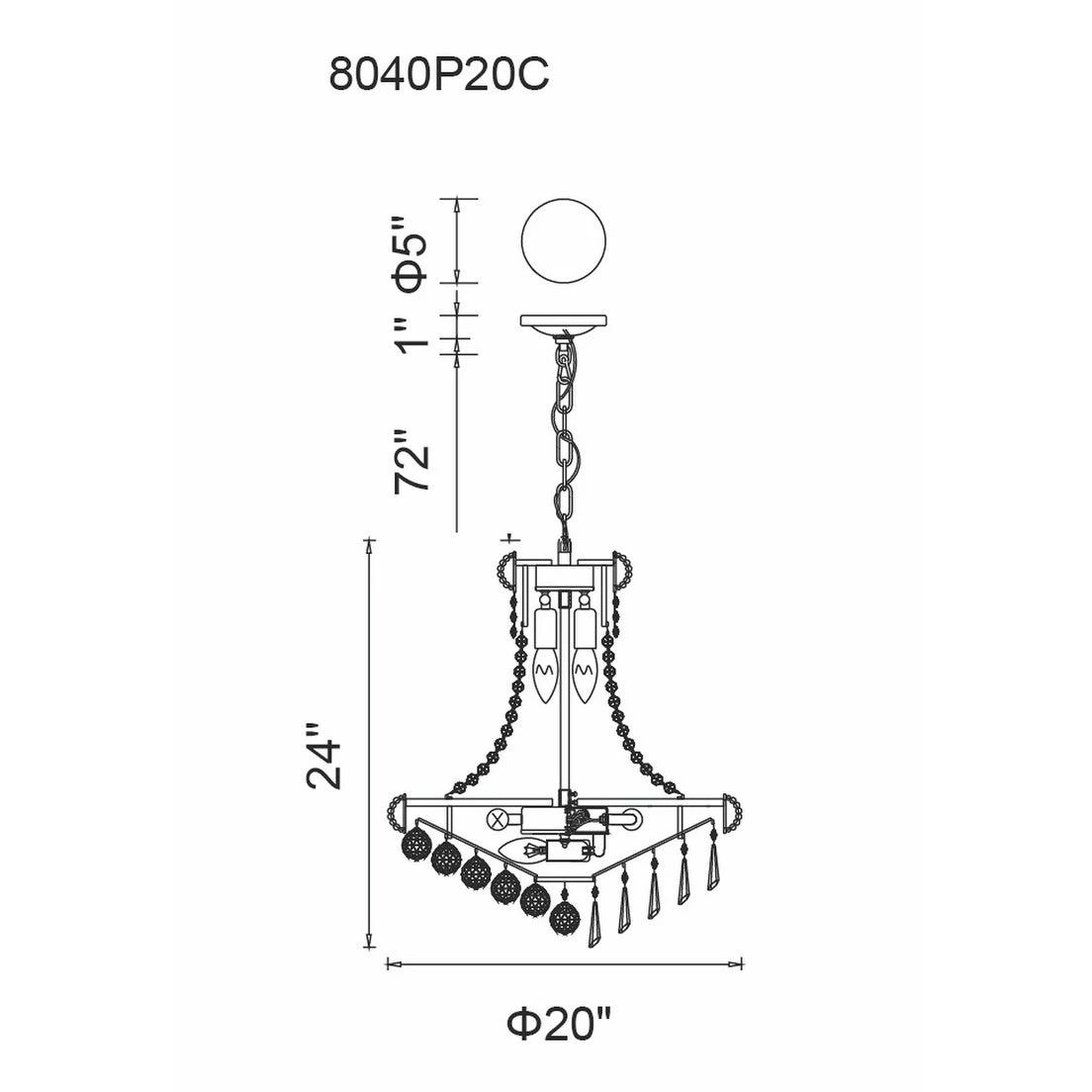New ???? Gracewood Hollow Sawadogo 9-light Beaded Crystal Chandelier ⌛ 4 New ???? Gracewood Hollow Sawadogo 9-light Beaded Crystal Chandelier ⌛ - Image 2