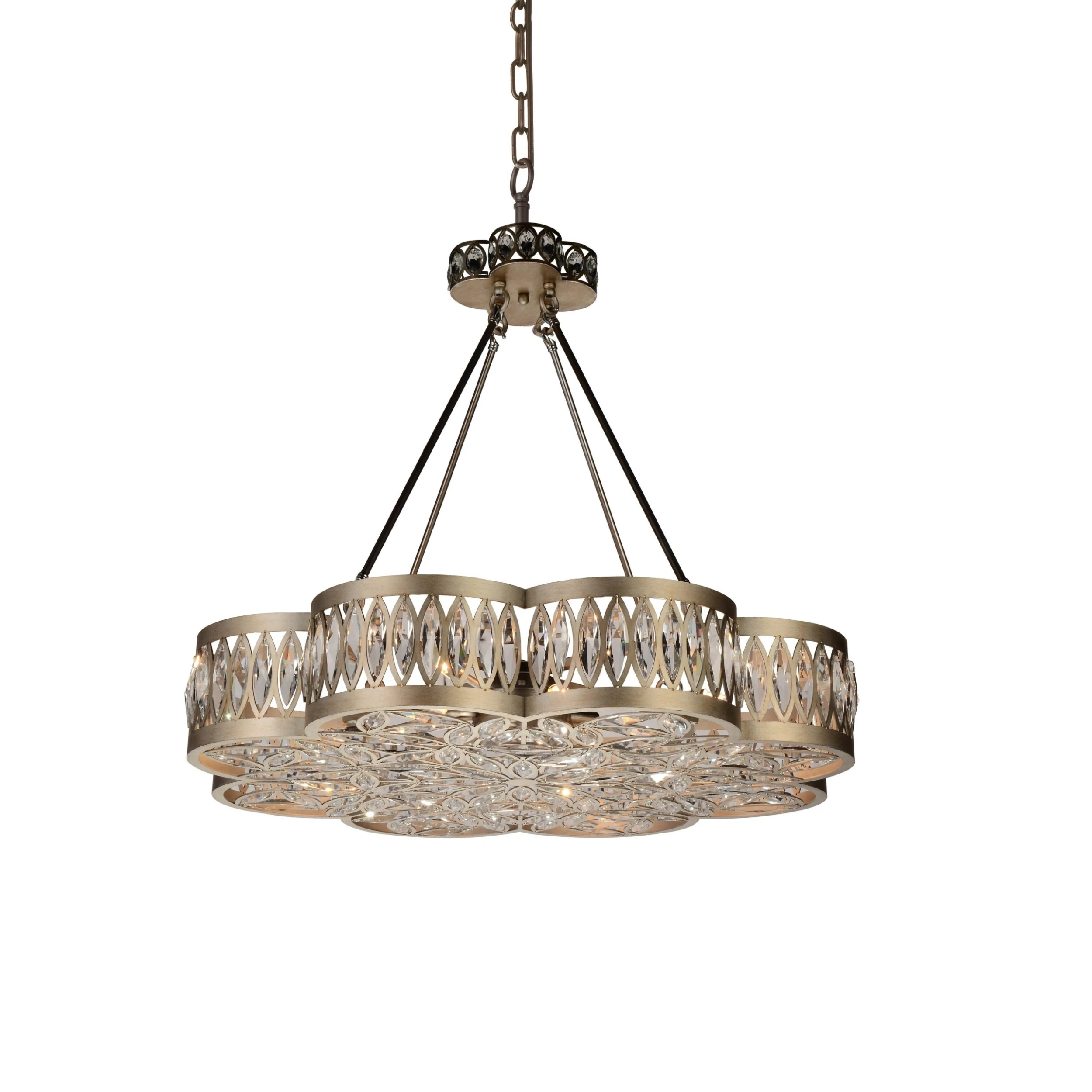 Deals ✨ Gracewood Hollow Sengat 8-light Champagne Chandelier With Crystal Accents ???? 3 Deals ✨ Gracewood Hollow Sengat 8-light Champagne Chandelier With Crystal Accents ????
