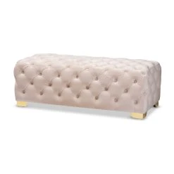 Brand new ???? Gracewood Hollow Solanki Velvet Fabric Ottoman Bench Pink ???? 27 Brand new ???? Gracewood Hollow Solanki Velvet Fabric Ottoman Bench Pink ???? -Gracewood Hollow shop Gracewood Hollow Solanki Velvet Fabric Ottoman Bench 0387da41 f148 4bab ba06 29e7c623ff0f