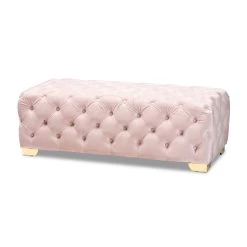 Brand new ???? Gracewood Hollow Solanki Velvet Fabric Ottoman Bench Pink ???? 31 Brand new ???? Gracewood Hollow Solanki Velvet Fabric Ottoman Bench Pink ???? -Gracewood Hollow shop Gracewood Hollow Solanki Velvet Fabric Ottoman Bench 99b06b3d 5351 44af a7b1 becf74fccb70