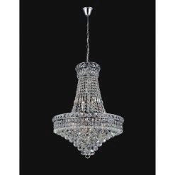 Cheap ⌛ Gracewood Hollow Some Chrome Finish 14-light Glass Bauble Chandelier ????