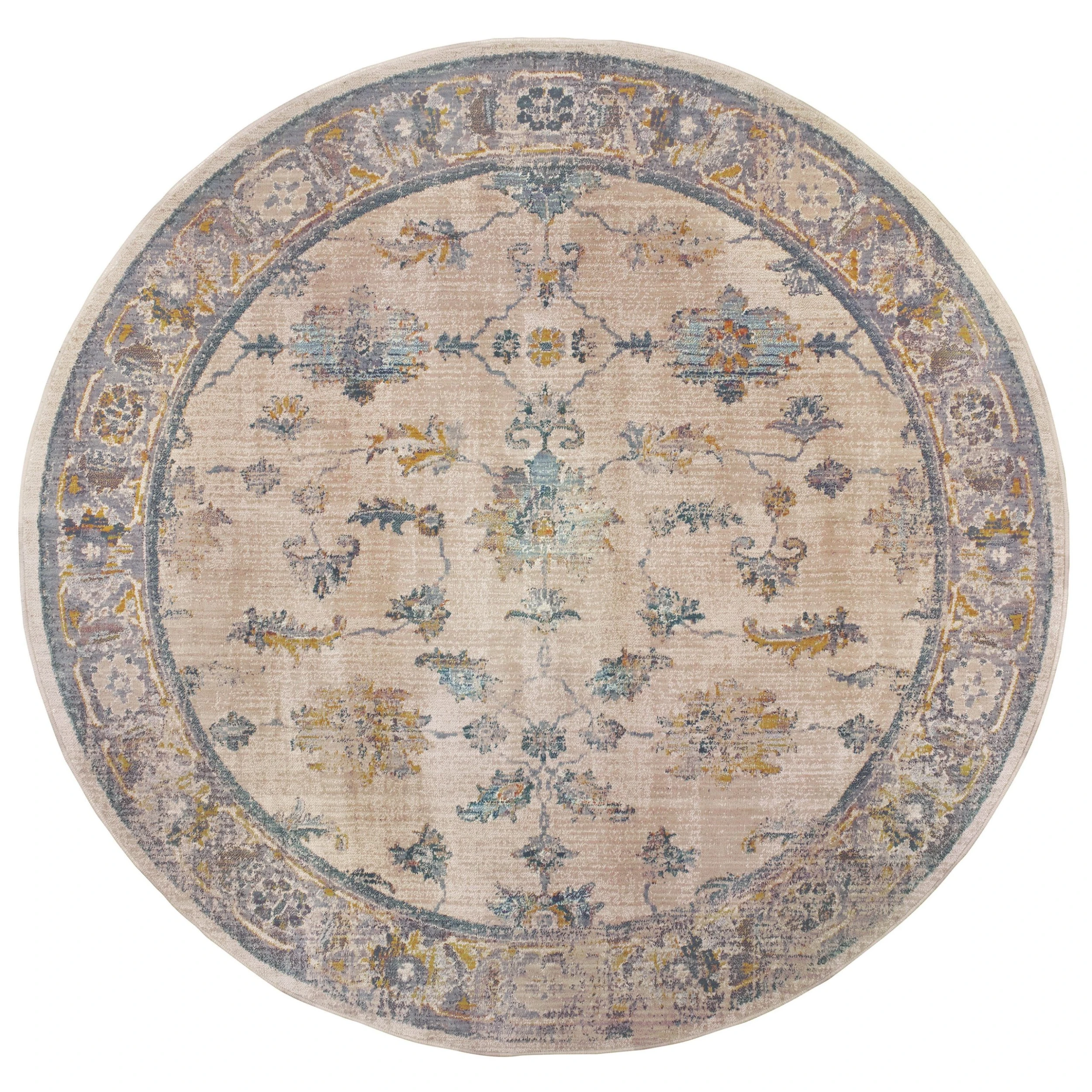 Brand new ⌛ Gracewood Hollow Strete Faded Traditional Ivory/ Blue Rug Cream/blue ???? 17 Brand new ⌛ Gracewood Hollow Strete Faded Traditional Ivory/ Blue Rug Cream/blue ???? - Image 15