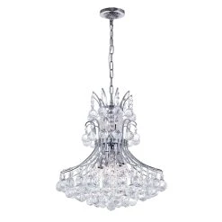 Promo ???? Gracewood Hollow Taboye 8-light Crystal Chandelier With Chrome Finish ????
