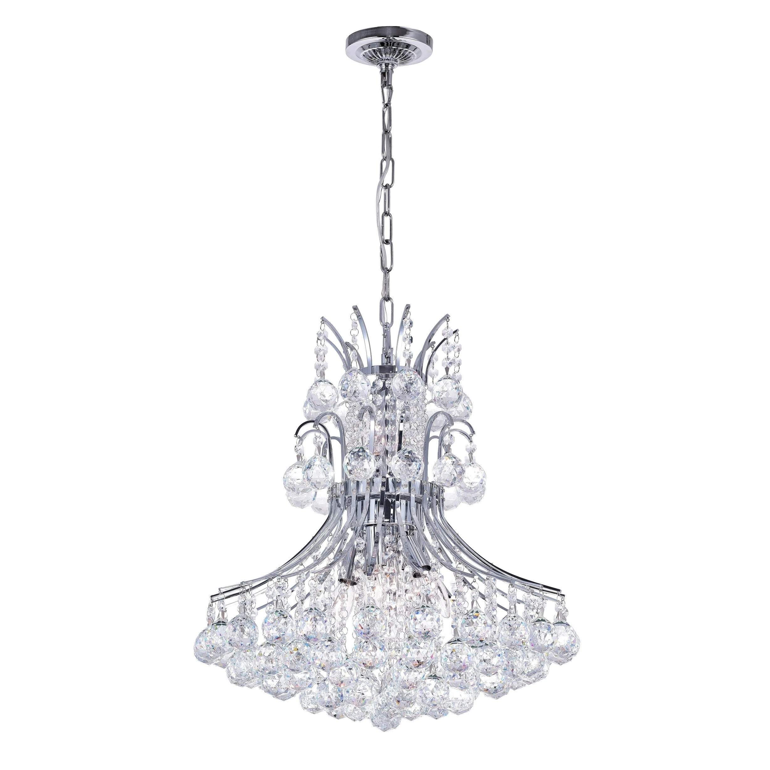 Promo ???? Gracewood Hollow Taboye 8-light Crystal Chandelier With Chrome Finish ???? 3 Promo ???? Gracewood Hollow Taboye 8-light Crystal Chandelier With Chrome Finish ????