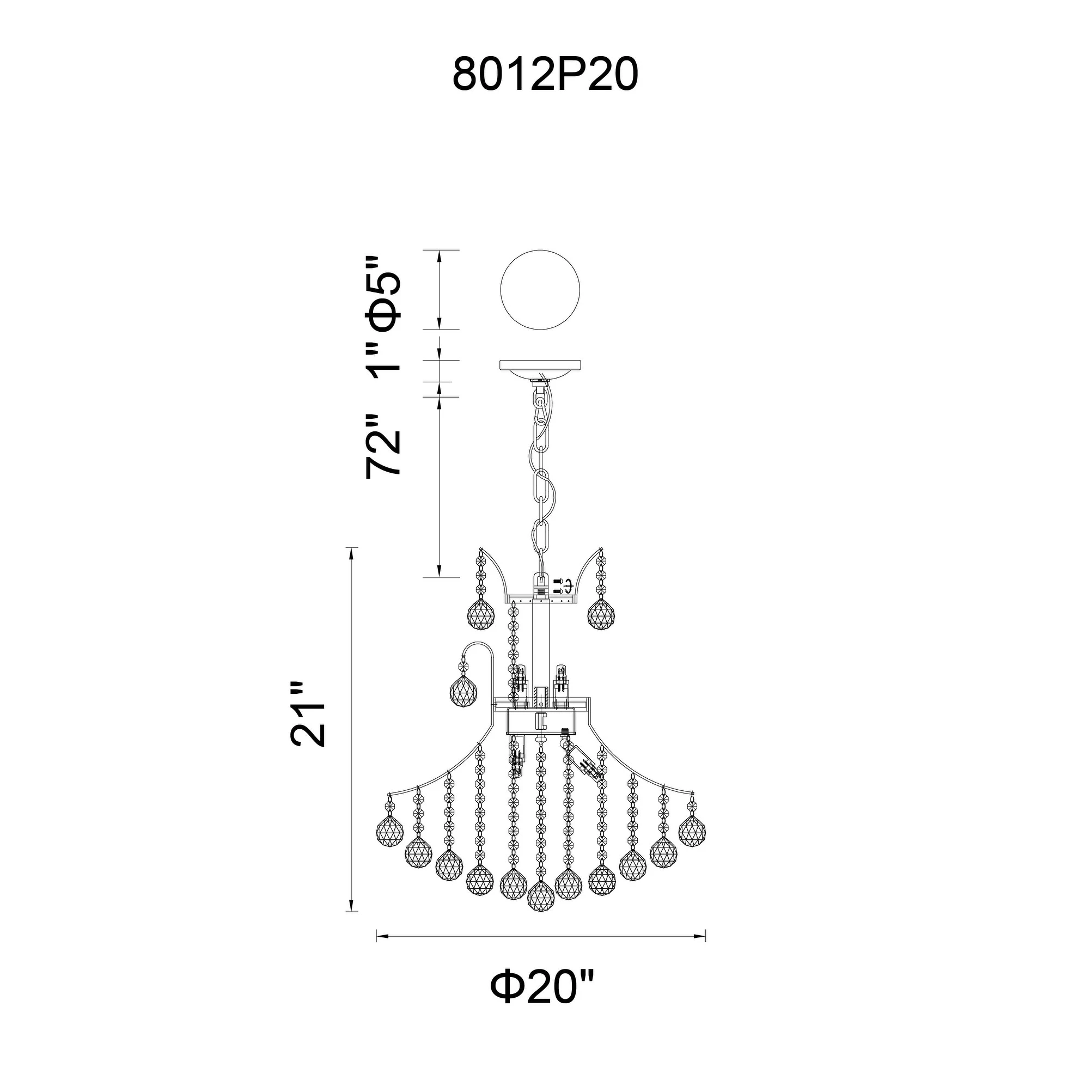 Promo ???? Gracewood Hollow Taboye 8-light Crystal Chandelier With Chrome Finish ???? 4 Promo ???? Gracewood Hollow Taboye 8-light Crystal Chandelier With Chrome Finish ???? - Image 2