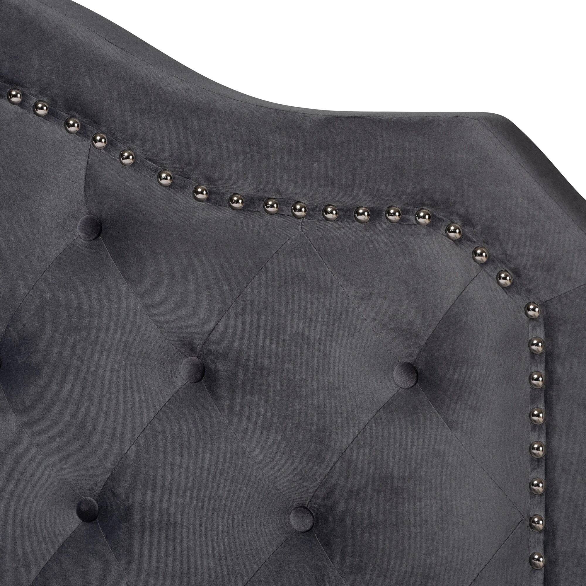 Wholesale ⌛ Gracewood Hollow Tansi Modern Upholstered Button-tufted Bed Dark Grey ???? 8 Wholesale ⌛ Gracewood Hollow Tansi Modern Upholstered Button-tufted Bed Dark Grey ???? - Image 6