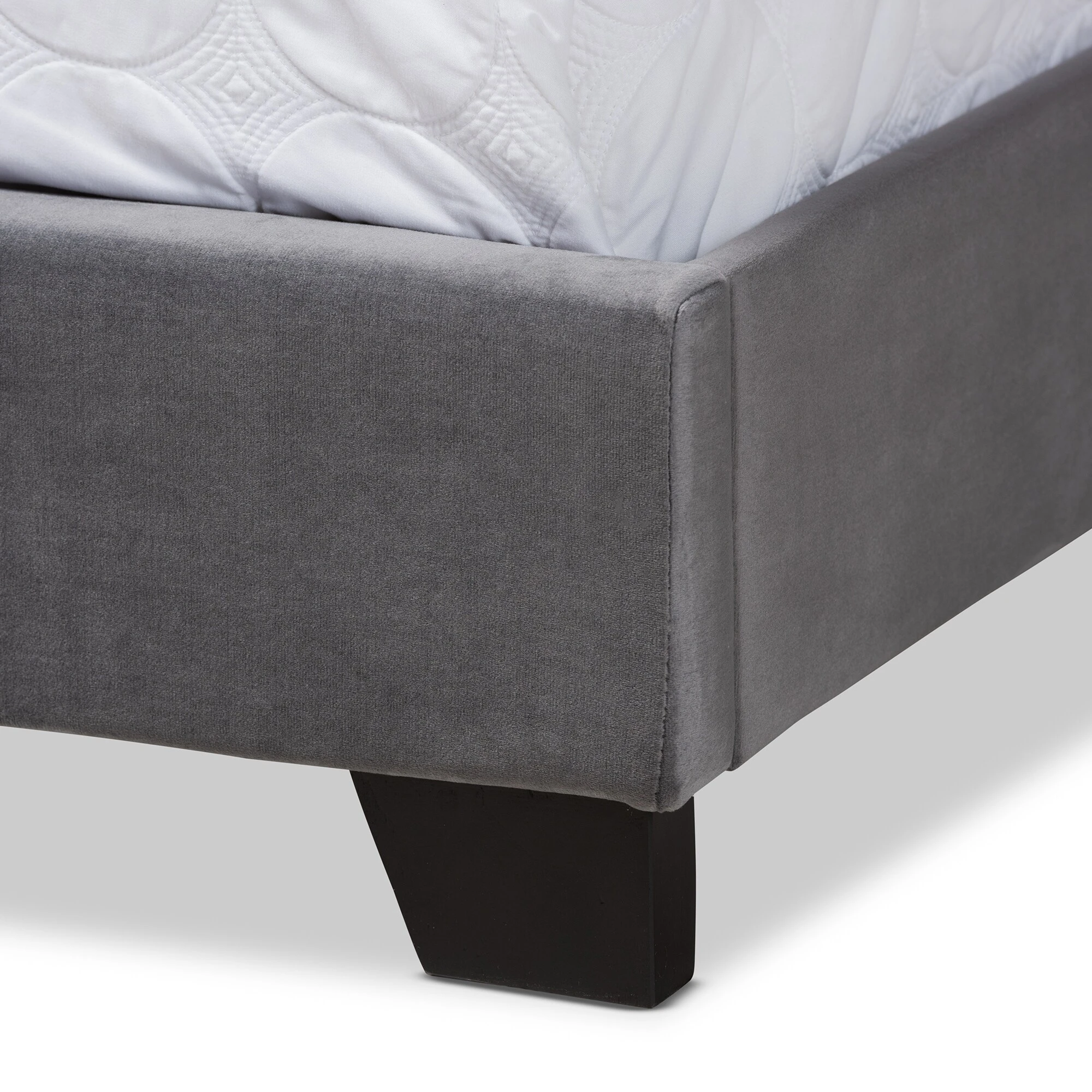 Wholesale ⌛ Gracewood Hollow Tansi Modern Upholstered Button-tufted Bed Dark Grey ???? 9 Wholesale ⌛ Gracewood Hollow Tansi Modern Upholstered Button-tufted Bed Dark Grey ???? - Image 7