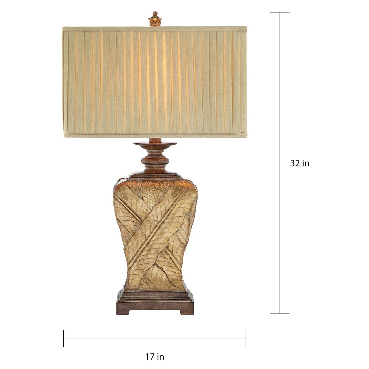 Best reviews of ✔️ Gracewood Hollow Wattar 32-in. 3-way Wrapped Leaf Table Lamp ???? 7 Best reviews of ✔️ Gracewood Hollow Wattar 32-in. 3-way Wrapped Leaf Table Lamp ???? - Image 5