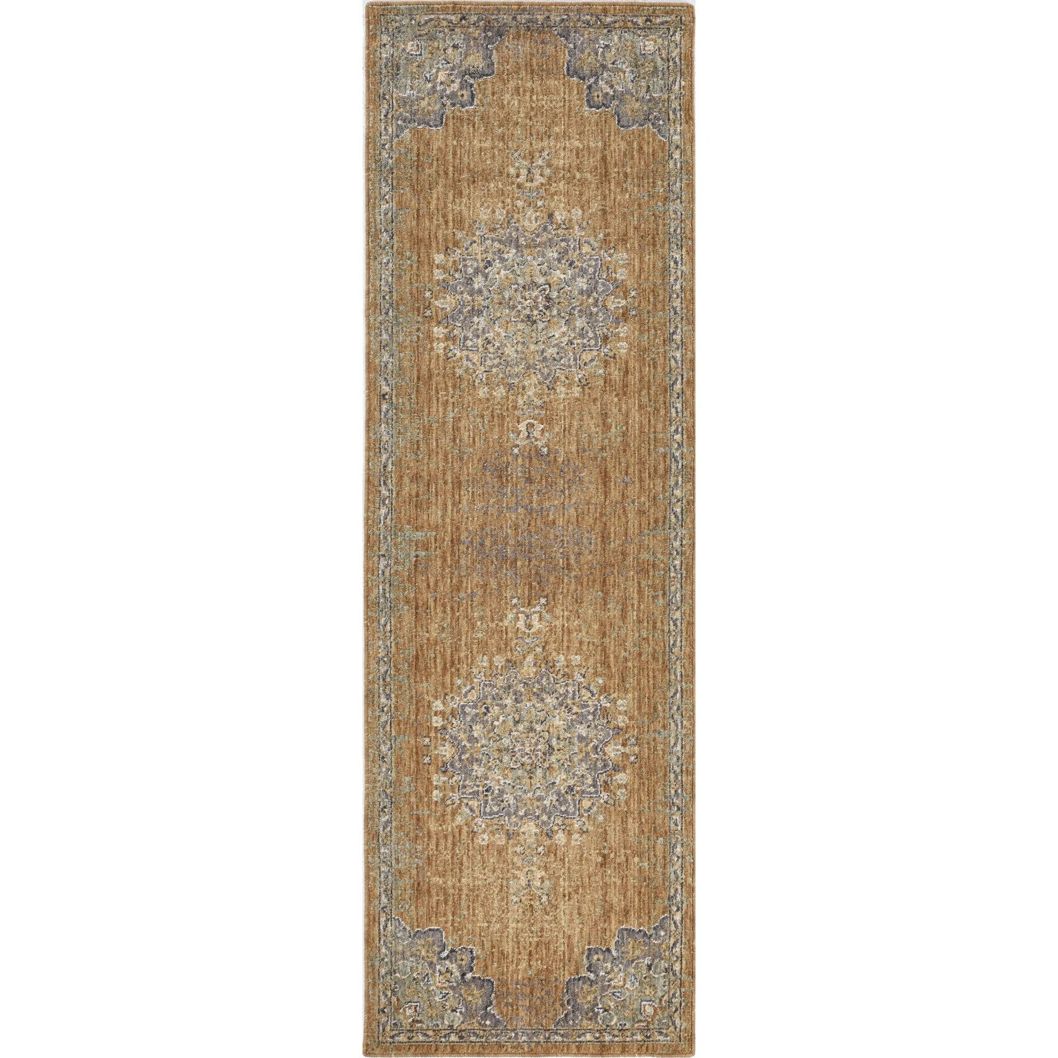 Deals ???? Gracewood Hollow Wool Vintage Medallian Oriental Area Rug Light Blue ???? 15 Deals ???? Gracewood Hollow Wool Vintage Medallian Oriental Area Rug Light Blue ???? - Image 13