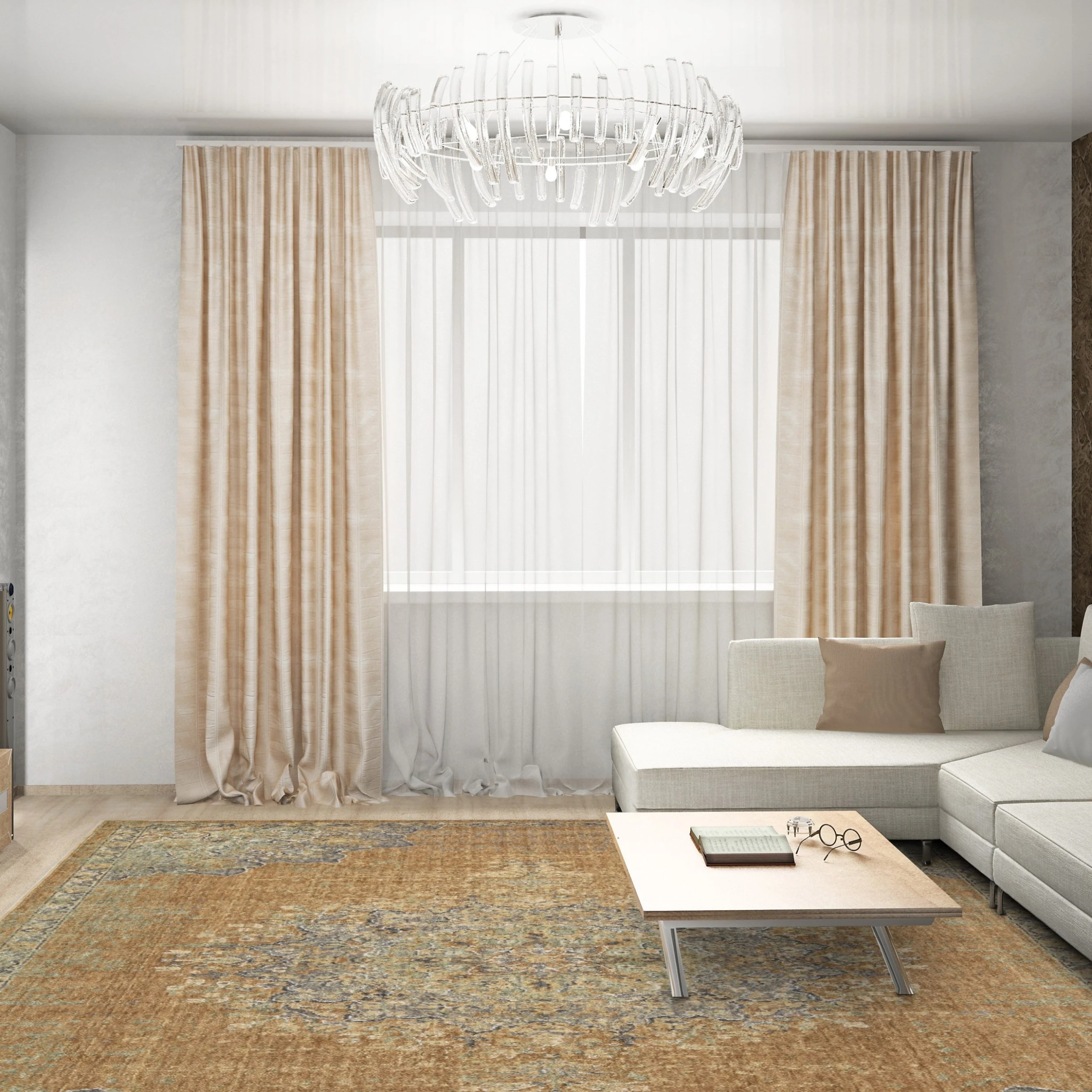 Deals ???? Gracewood Hollow Wool Vintage Medallian Oriental Area Rug Light Blue ???? 5 Deals ???? Gracewood Hollow Wool Vintage Medallian Oriental Area Rug Light Blue ???? - Image 3