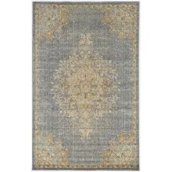 Deals ???? Gracewood Hollow Wool Vintage Medallian Oriental Area Rug Light Blue ???? 18 Deals ???? Gracewood Hollow Wool Vintage Medallian Oriental Area Rug Light Blue ???? -Gracewood Hollow shop Gracewood Hollow Wool Vintage Medallian Oriental Area Rug 3