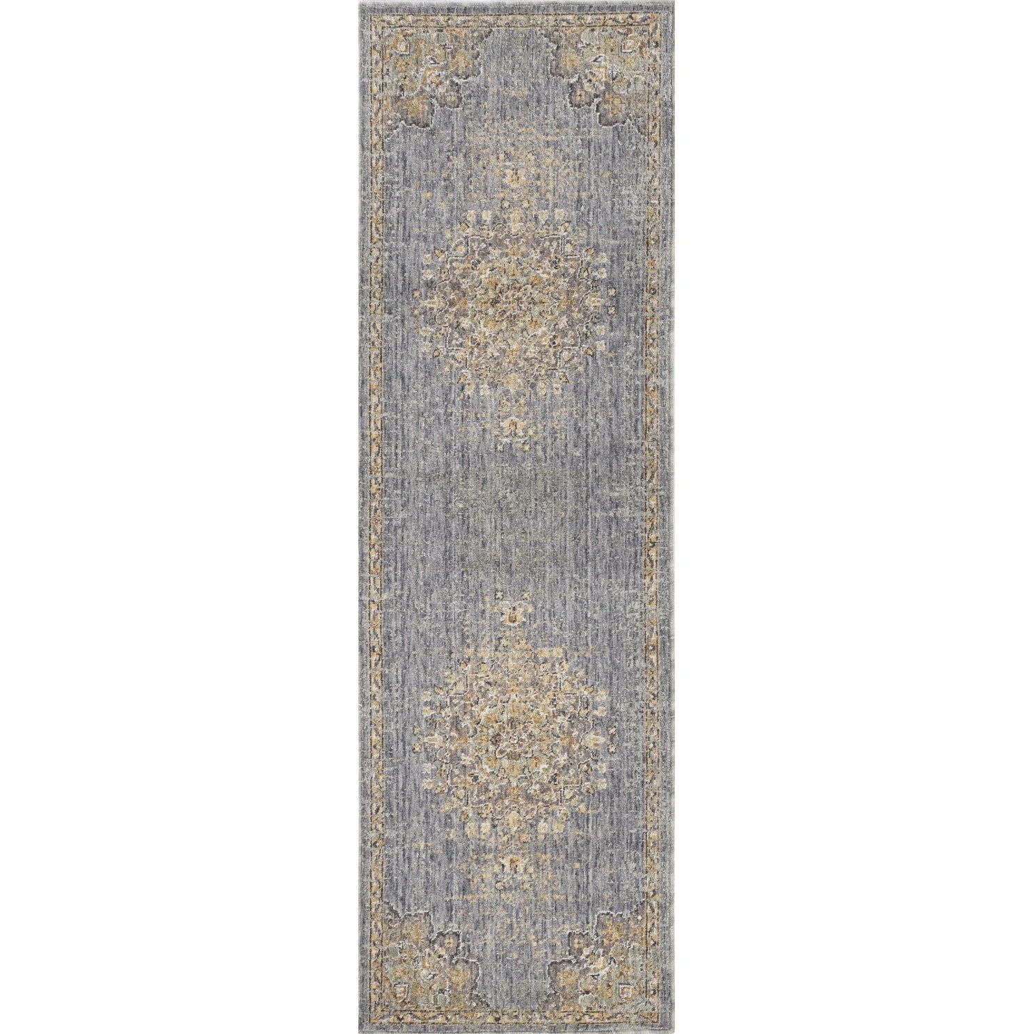 Deals ???? Gracewood Hollow Wool Vintage Medallian Oriental Area Rug Light Blue ???? 11 Deals ???? Gracewood Hollow Wool Vintage Medallian Oriental Area Rug Light Blue ???? - Image 9