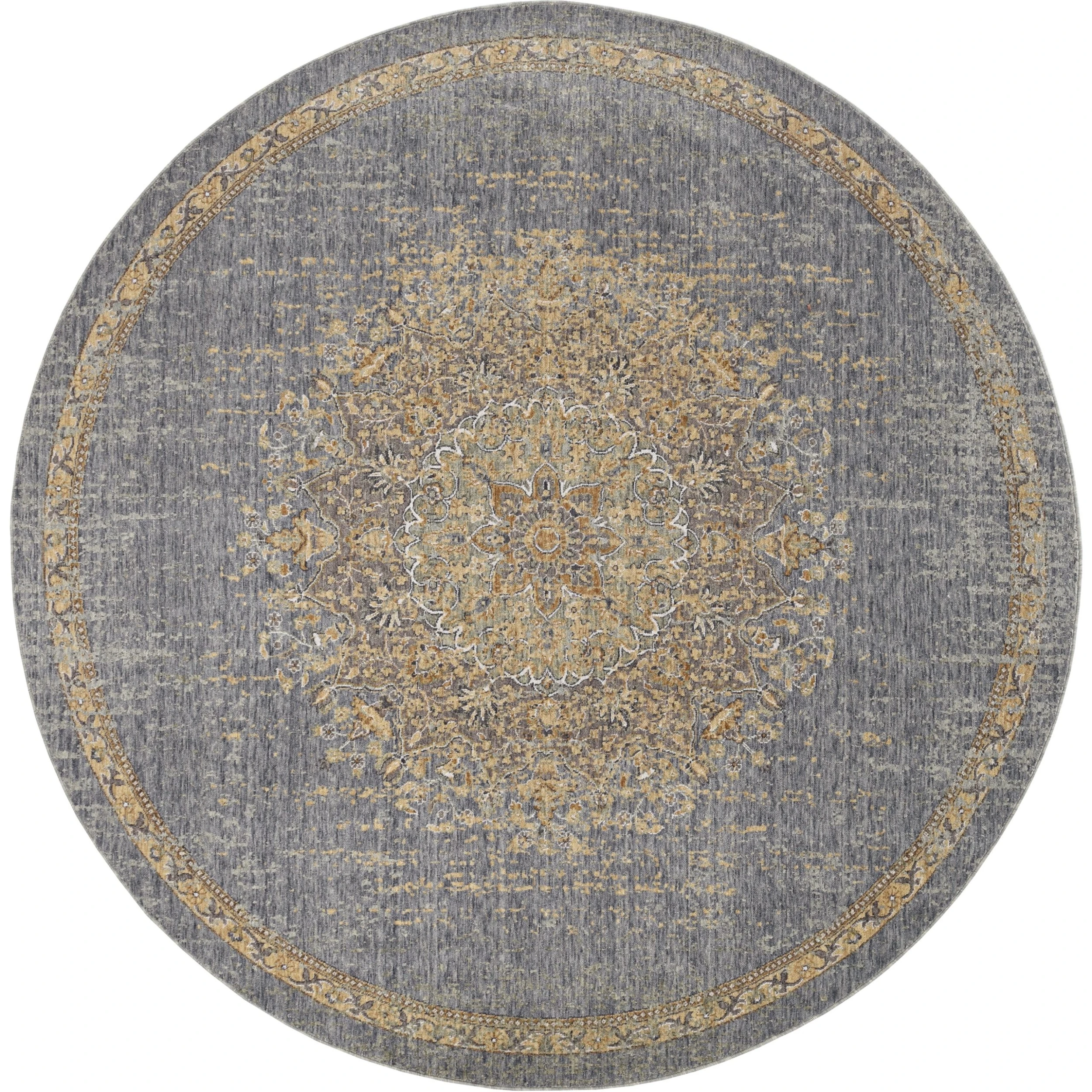 Deals ???? Gracewood Hollow Wool Vintage Medallian Oriental Area Rug Light Blue ???? 13 Deals ???? Gracewood Hollow Wool Vintage Medallian Oriental Area Rug Light Blue ???? - Image 11