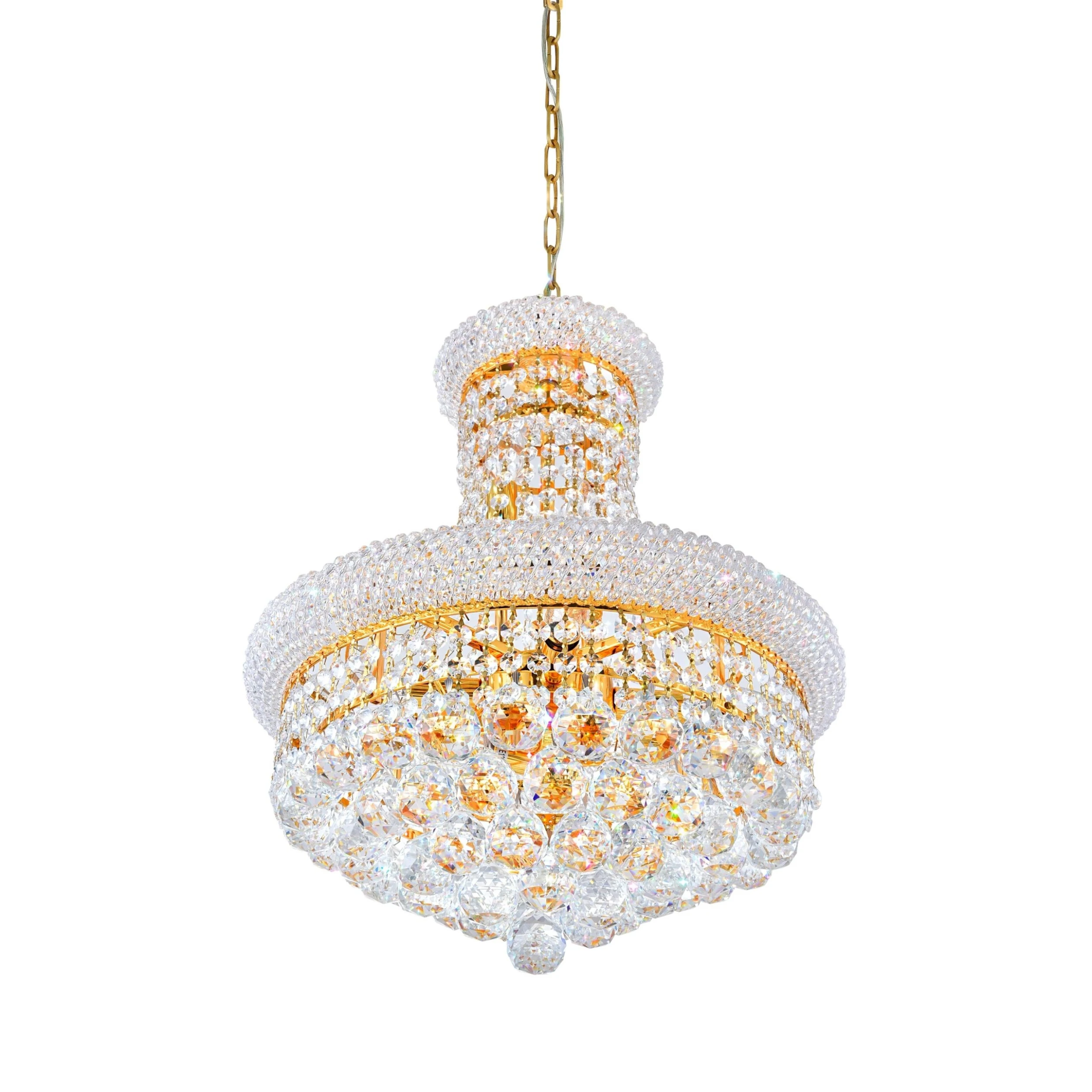 New ✔️ Gracewood Hollow Yavoucko 8-light Goldtone Crystal Chandelier ???? 5 New ✔️ Gracewood Hollow Yavoucko 8-light Goldtone Crystal Chandelier ???? - Image 3