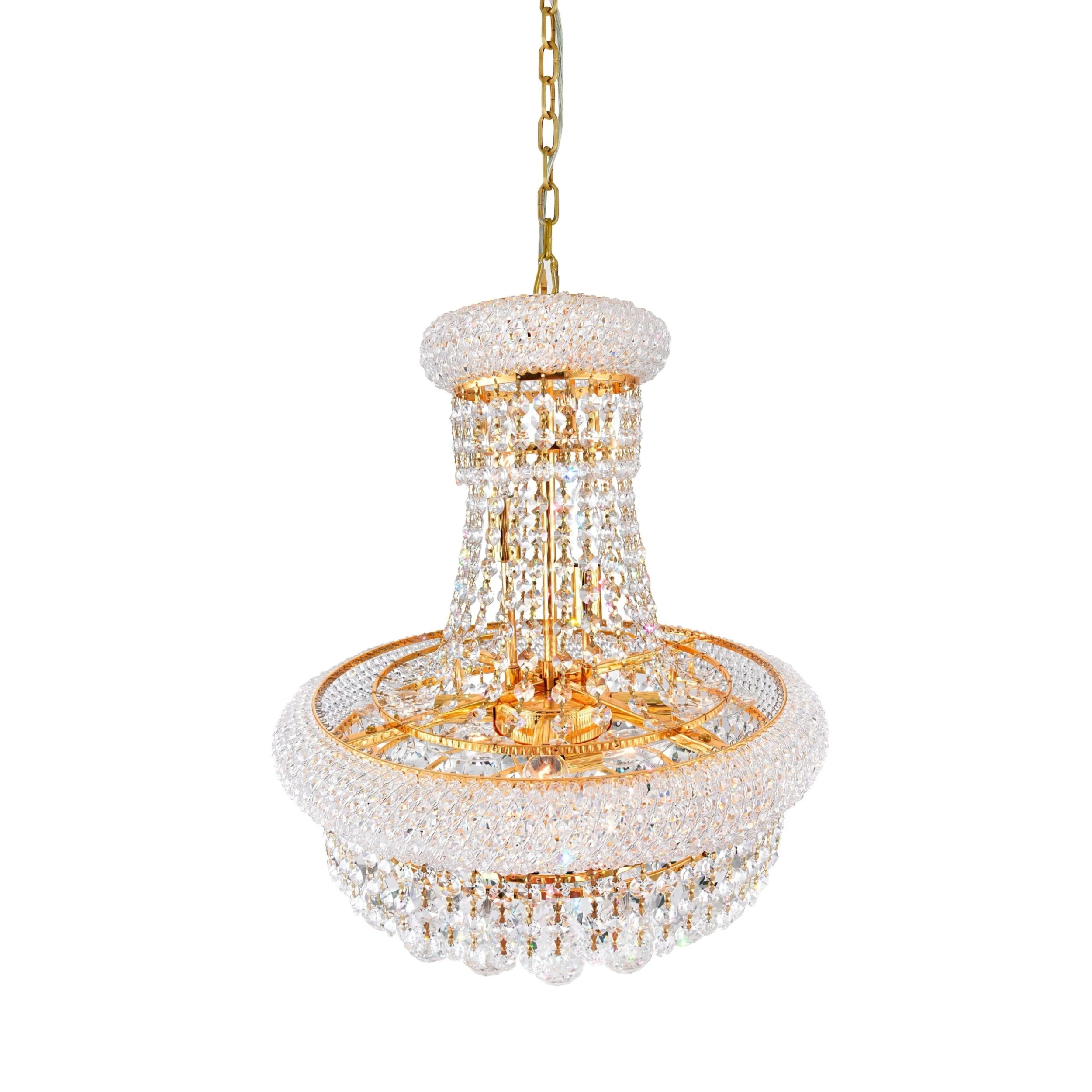 New ✔️ Gracewood Hollow Yavoucko 8-light Goldtone Crystal Chandelier ???? 6 New ✔️ Gracewood Hollow Yavoucko 8-light Goldtone Crystal Chandelier ???? - Image 4