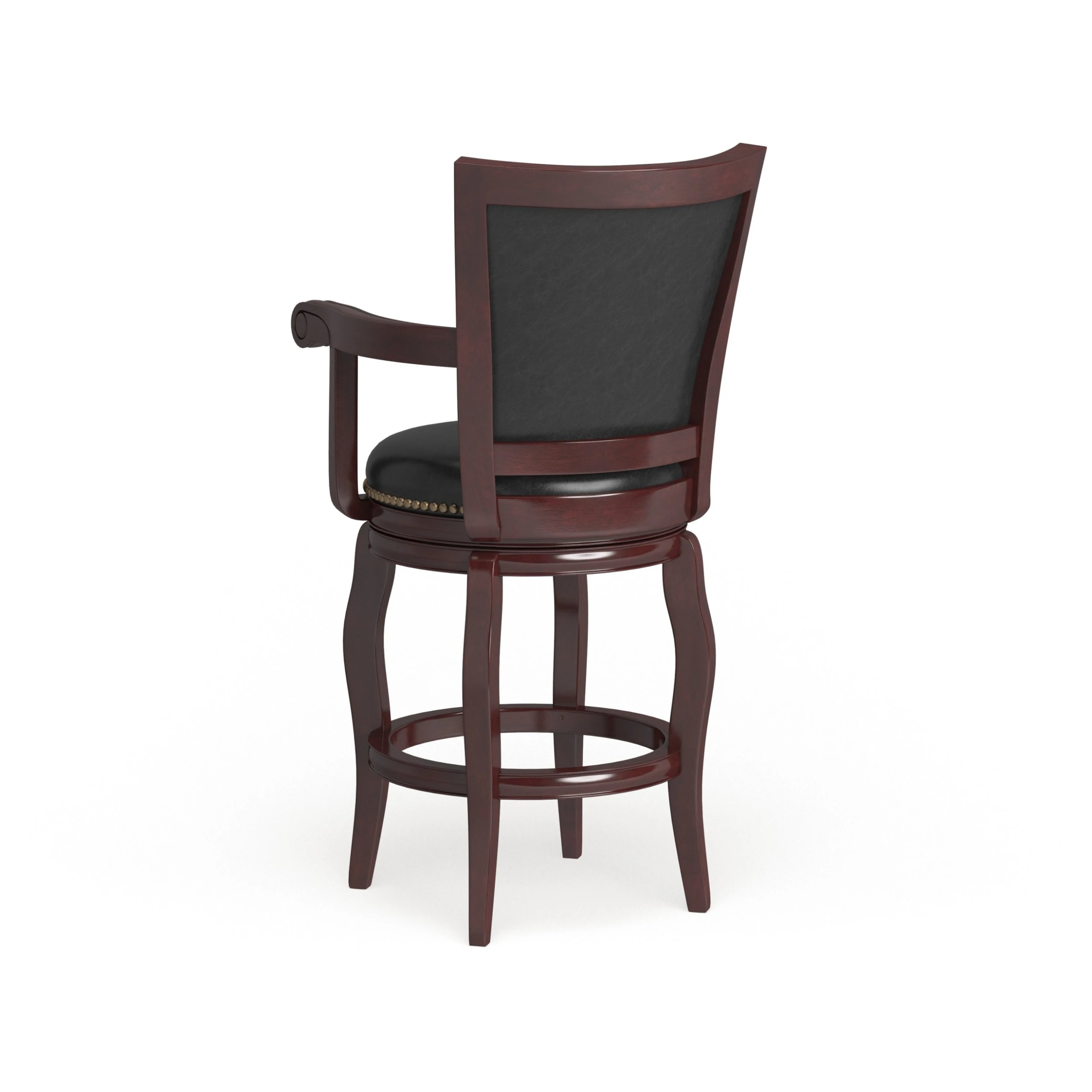 Cheap ???? Gracewood Hollow Zane 29-inch Memory Swivel Bar Stool Brown/cherry ❤️ 6 Cheap ???? Gracewood Hollow Zane 29-inch Memory Swivel Bar Stool Brown/cherry ❤️ - Image 4