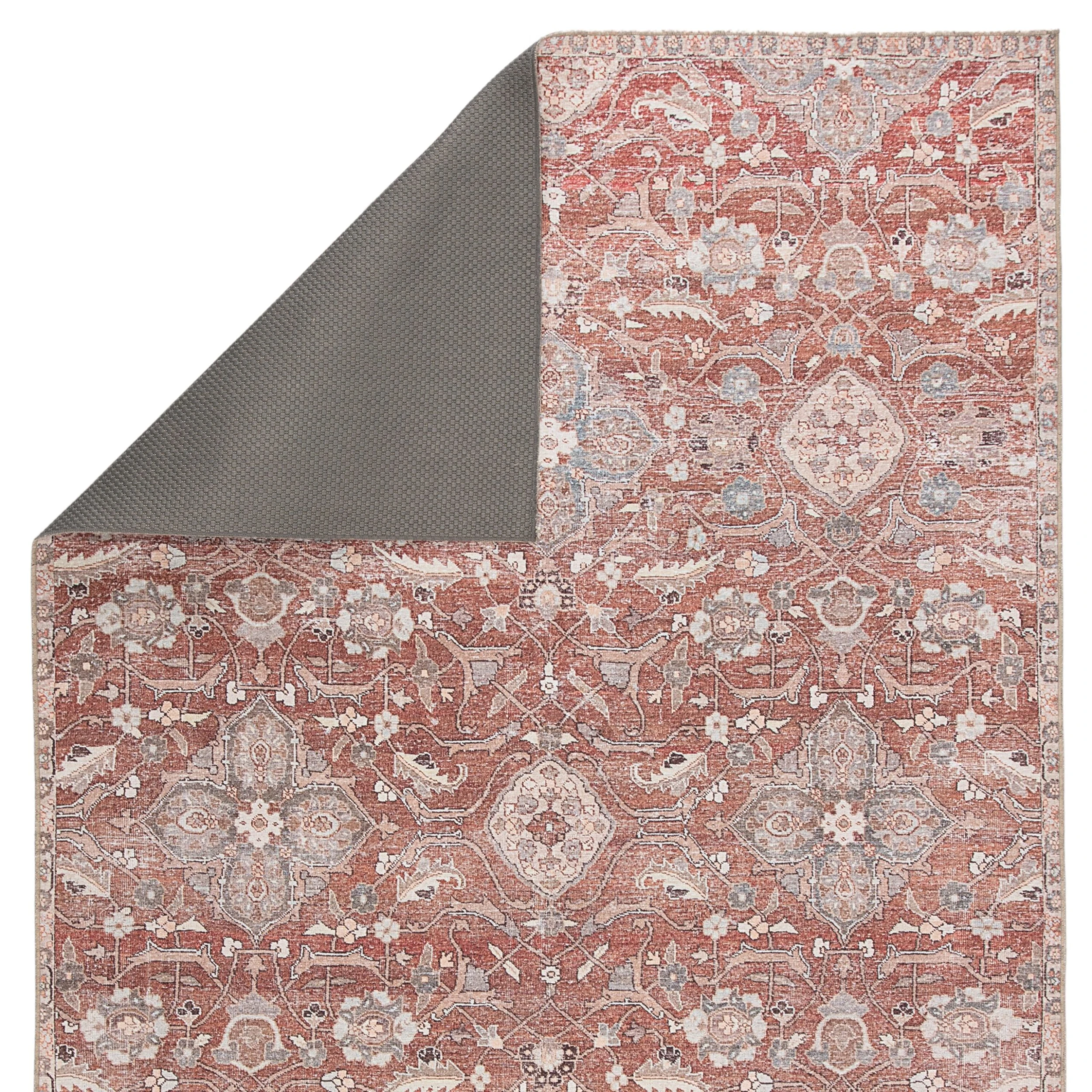 Coupon ⭐ Gracewood Hollow Collins Indoor/Outdoor Oriental Red/Grey Area Rug ???? 6 Coupon ⭐ Gracewood Hollow Collins Indoor/Outdoor Oriental Red/Grey Area Rug ???? - Image 4