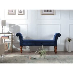Promo ⌛ Gracewood Hollow Rungano Entryway Bench With Rolled Arms Estate Blue ❤️ 21 Promo ⌛ Gracewood Hollow Rungano Entryway Bench With Rolled Arms Estate Blue ❤️ -Gracewood Hollow shop Jennifer Taylor Elise Roll Arm Entryway Bench 502f3b14 6875 45f6 9dd5 366861b153e8