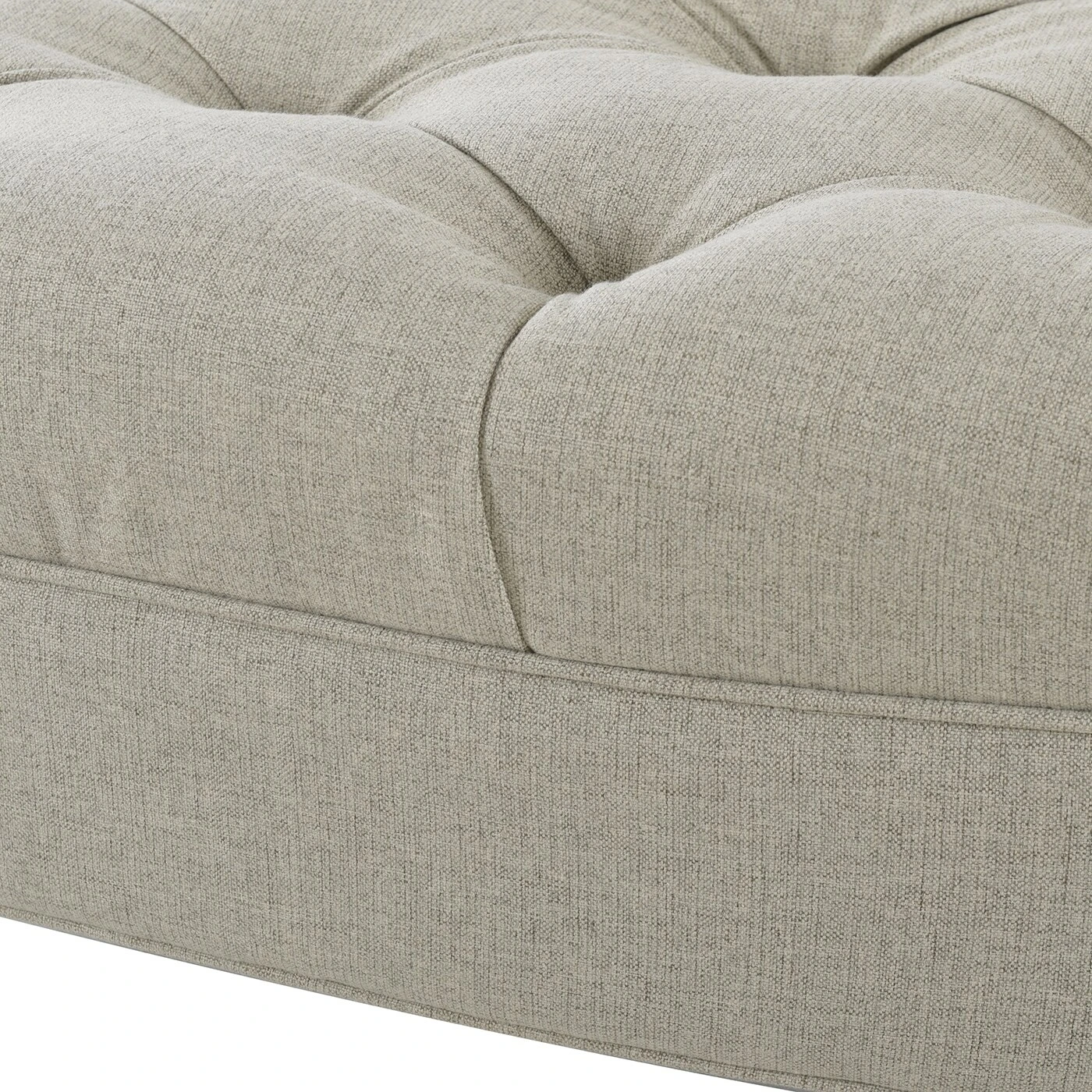 Outlet ???? Gracewood Hollow Larriva Tufted Oval Accent Bench Taupe ⌛ 16 Outlet ???? Gracewood Hollow Larriva Tufted Oval Accent Bench Taupe ⌛ - Image 14