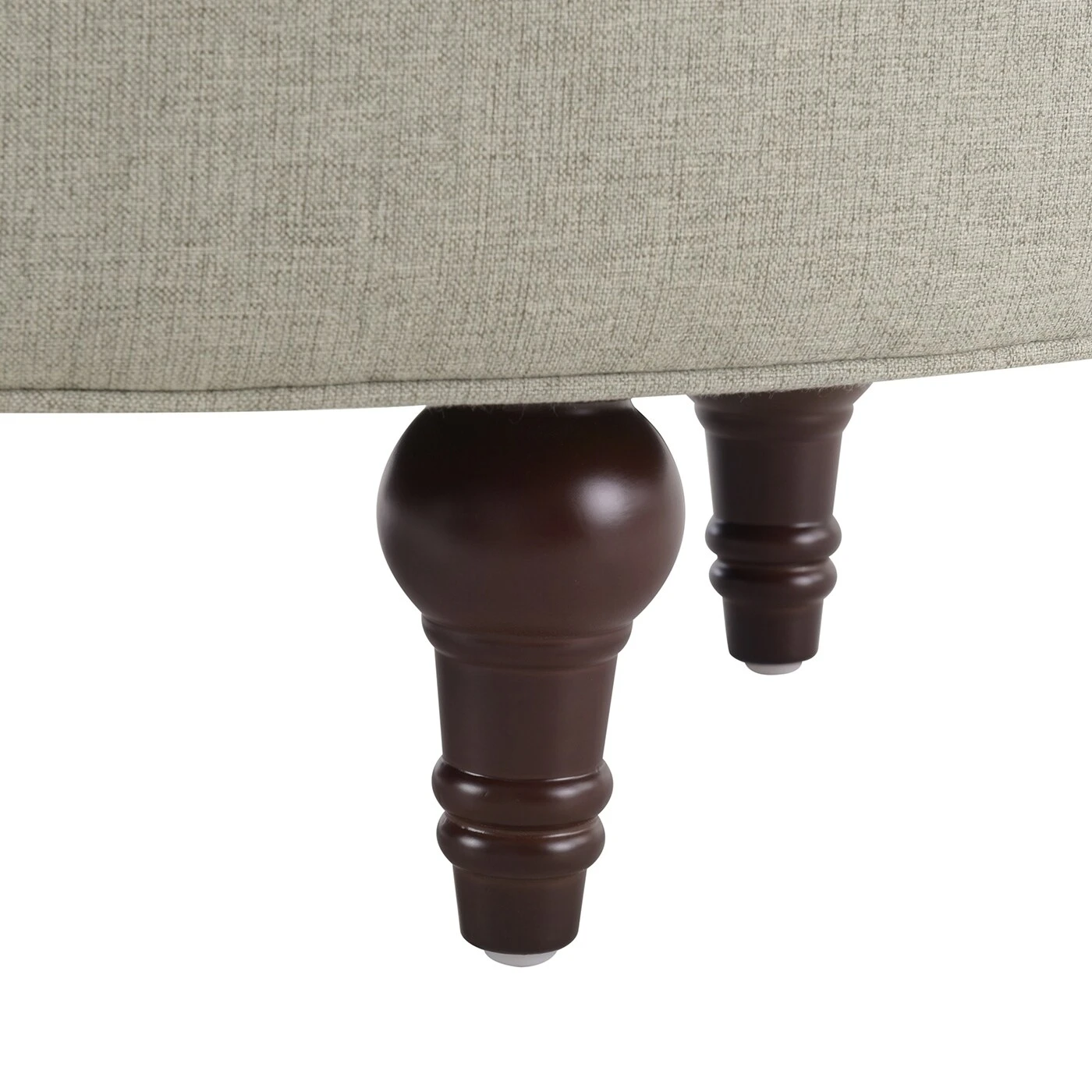 Outlet ???? Gracewood Hollow Larriva Tufted Oval Accent Bench Taupe ⌛ 17 Outlet ???? Gracewood Hollow Larriva Tufted Oval Accent Bench Taupe ⌛ - Image 15