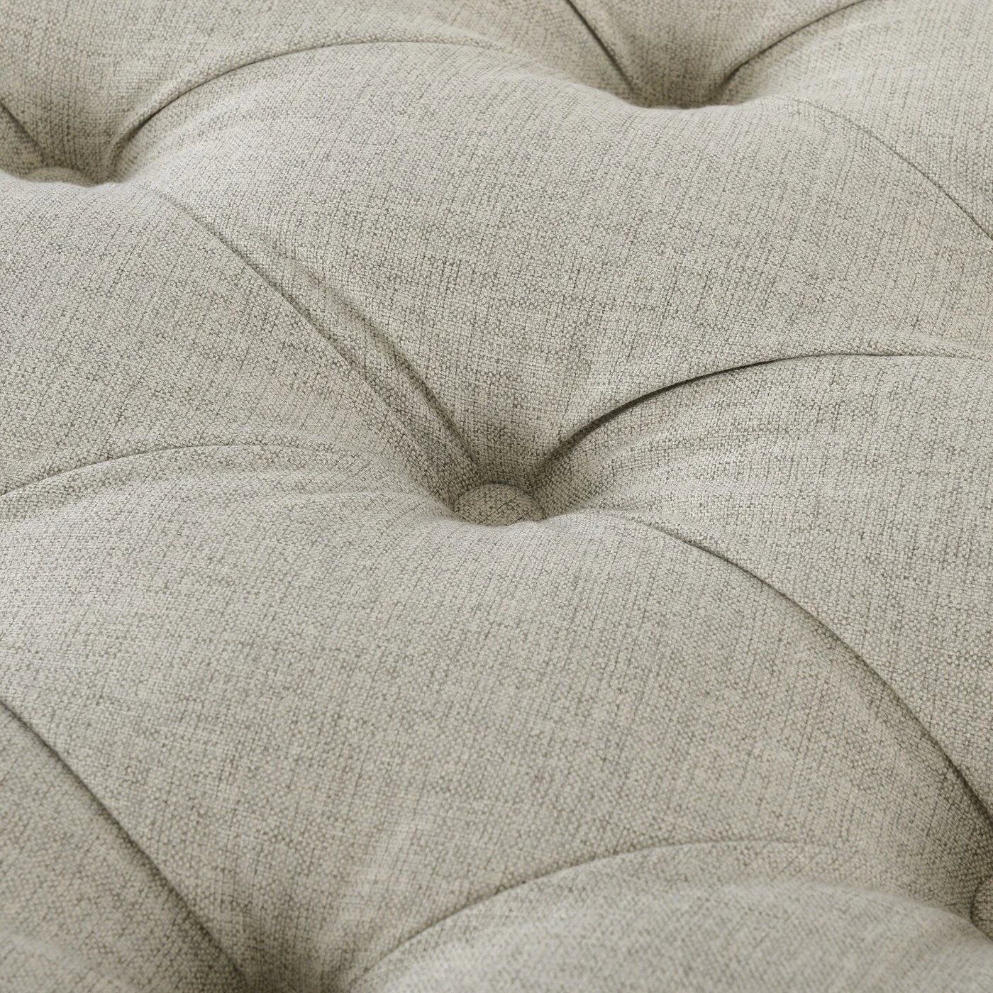 Outlet ???? Gracewood Hollow Larriva Tufted Oval Accent Bench Taupe ⌛ 15 Outlet ???? Gracewood Hollow Larriva Tufted Oval Accent Bench Taupe ⌛ - Image 13