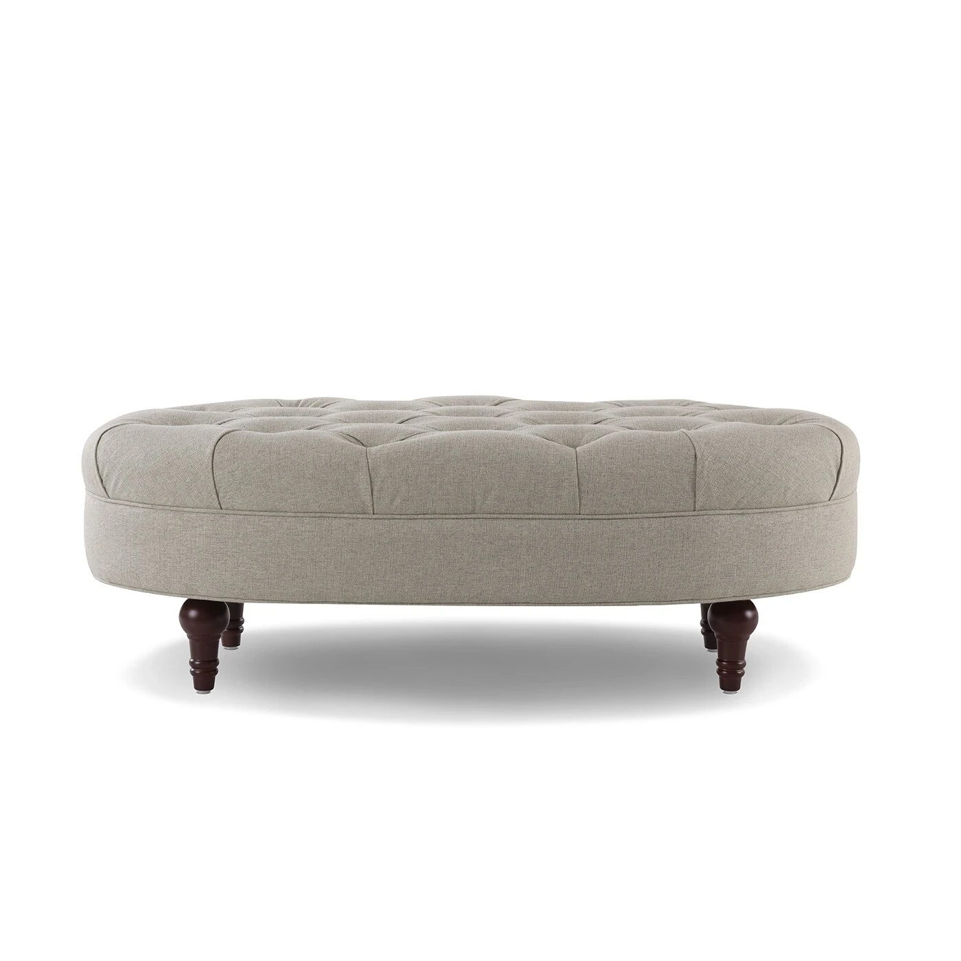 Outlet ???? Gracewood Hollow Larriva Tufted Oval Accent Bench Taupe ⌛ 12 Outlet ???? Gracewood Hollow Larriva Tufted Oval Accent Bench Taupe ⌛ - Image 10