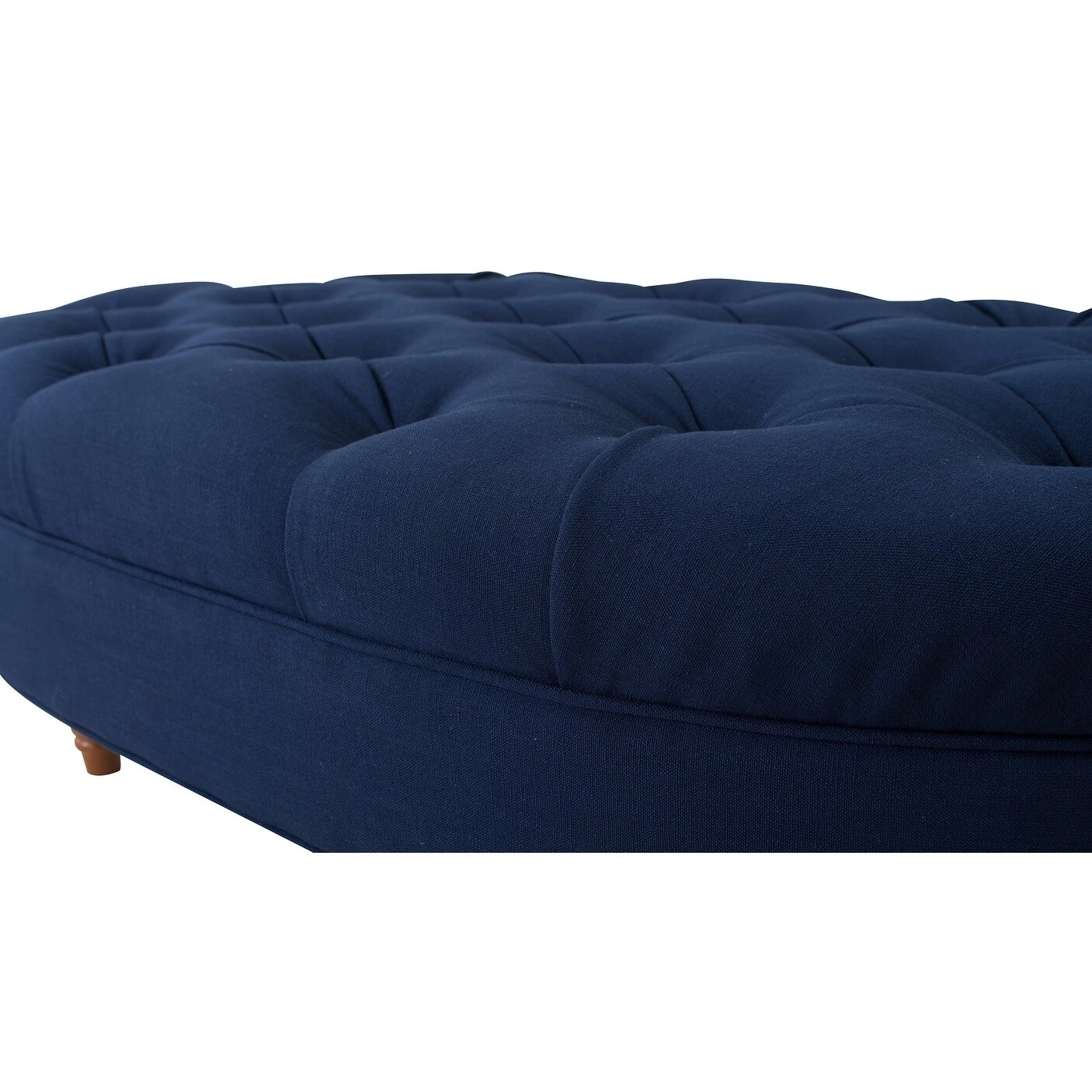 Outlet ???? Gracewood Hollow Larriva Tufted Oval Accent Bench Taupe ⌛ 7 Outlet ???? Gracewood Hollow Larriva Tufted Oval Accent Bench Taupe ⌛ - Image 5