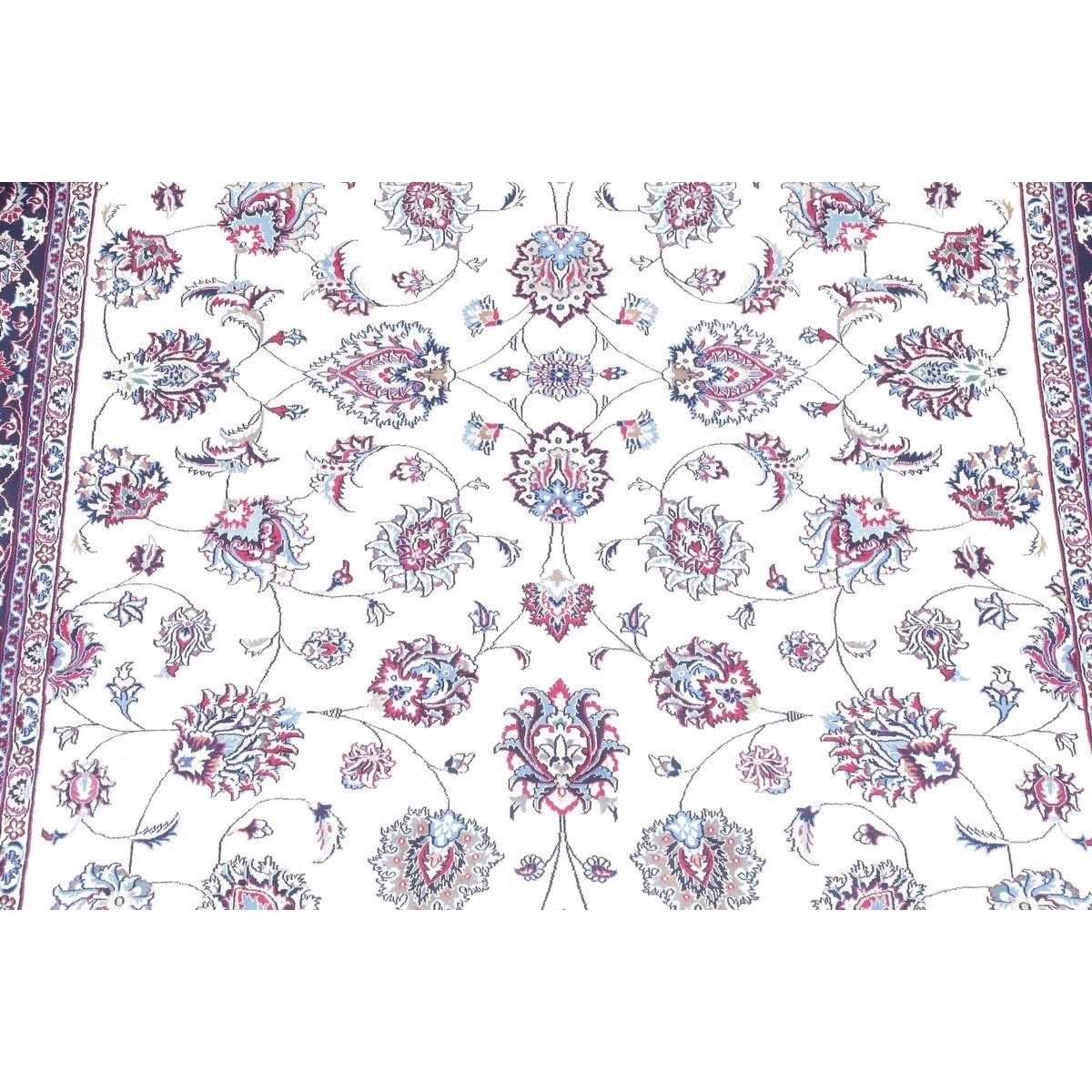 Best deal ???? Gracewood Hollow Hernandez Hand-knotted Floral Wool And Silk Persian Area Rug - 10'10" X 8'0" ???? 6 Best deal ???? Gracewood Hollow Hernandez Hand-knotted Floral Wool And Silk Persian Area Rug - 10'10" X 8'0" ???? - Image 4