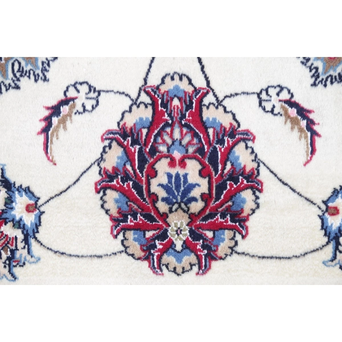 Best deal ???? Gracewood Hollow Hernandez Hand-knotted Floral Wool And Silk Persian Area Rug - 10'10" X 8'0" ???? 9 Best deal ???? Gracewood Hollow Hernandez Hand-knotted Floral Wool And Silk Persian Area Rug - 10'10" X 8'0" ???? - Image 7