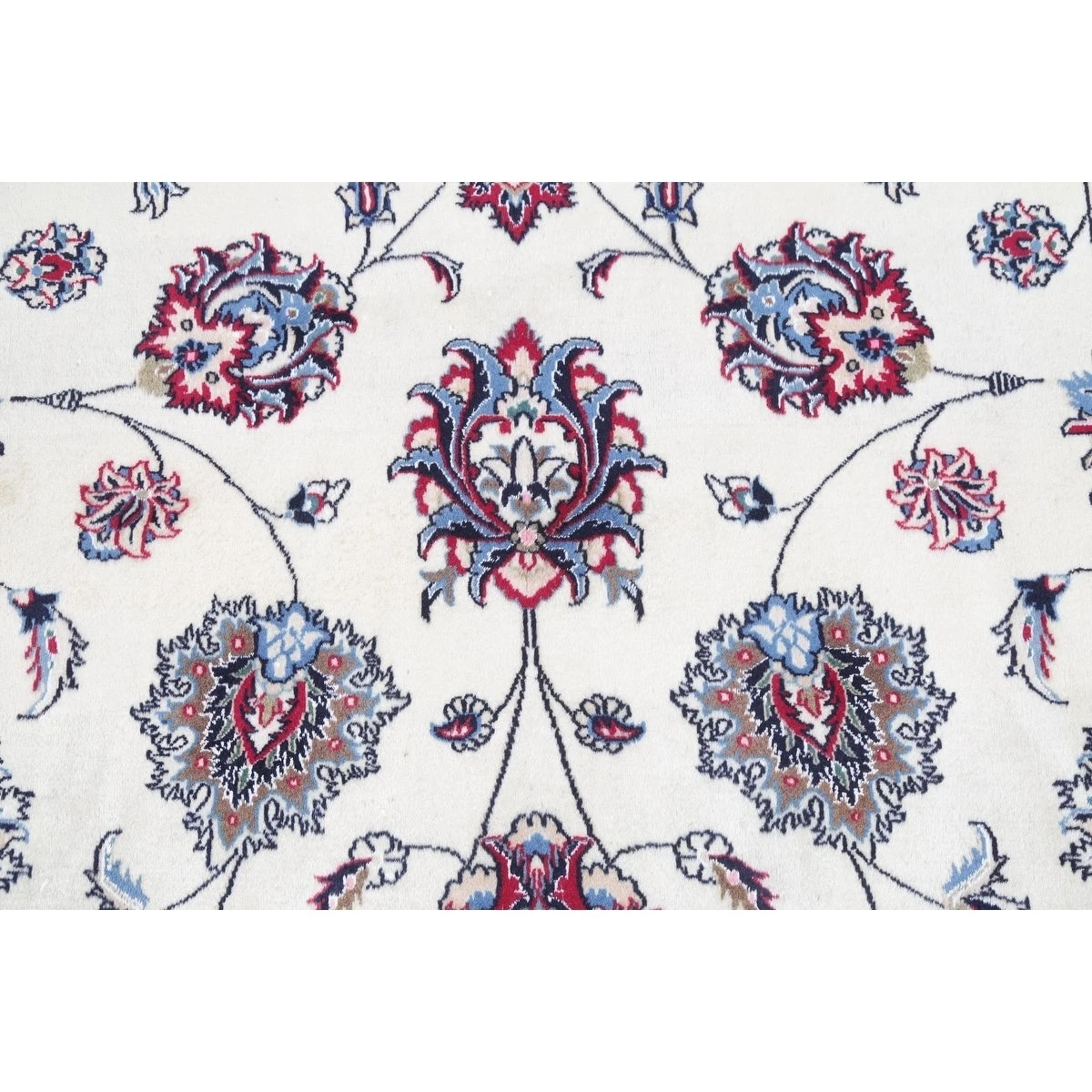 Best deal ???? Gracewood Hollow Hernandez Hand-knotted Floral Wool And Silk Persian Area Rug - 10'10" X 8'0" ???? 11 Best deal ???? Gracewood Hollow Hernandez Hand-knotted Floral Wool And Silk Persian Area Rug - 10'10" X 8'0" ???? - Image 9