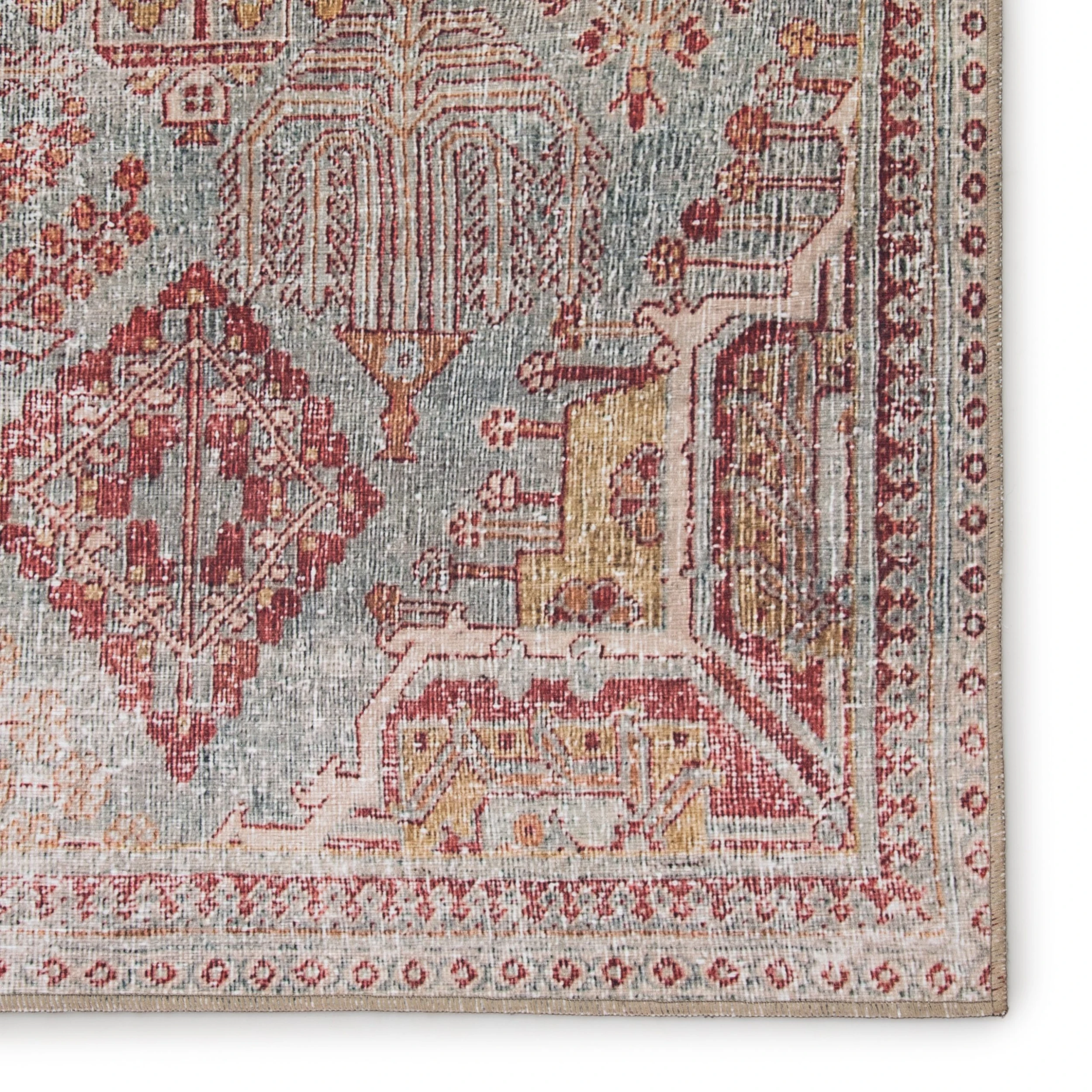 Best Pirce ???? Gracewood Hollow Cugoano Indoor/Outdoor Sky Blue/Pink Medallion Area Rug ???? 8 Best Pirce ???? Gracewood Hollow Cugoano Indoor/Outdoor Sky Blue/Pink Medallion Area Rug ???? - Image 6