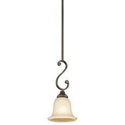 Hot Sale ???? Gracewood Hollow Feraoun Collection 1-light Olde Bronze LED Mini Pendant ????