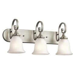 Cheap ???? Gracewood Hollow Feraoun Collection 3-light Brushed Nickel LED Bath/Vanity Light ????