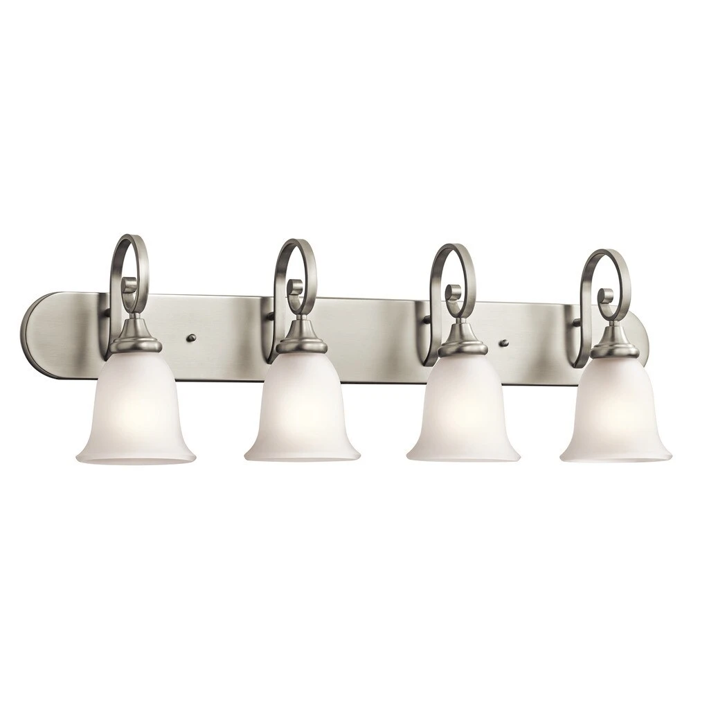Discount ❤️ Gracewood Hollow Feraoun Collection 4-light Brushed Nickel Bath/Vanity Light ???? 3 Discount ❤️ Gracewood Hollow Feraoun Collection 4-light Brushed Nickel Bath/Vanity Light ????