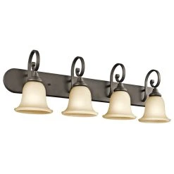 Best Sale ???? Gracewood Hollow Feraoun Collection 4-light Olde Bronze LED Bath/Vanity Light ????