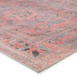 Best Sale ???? Machine Washable Gracewood Hollow Cumper Light Blue And Pink Medallion Area Rug ???? -Gracewood Hollow shop Kyrie Medallion Pink Light Blue Area Rug 7