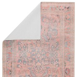 Best Sale ???? Machine Washable Gracewood Hollow Cumper Light Blue And Pink Medallion Area Rug ???? -Gracewood Hollow shop Kyrie Medallion Pink Light Blue Area Rug 8